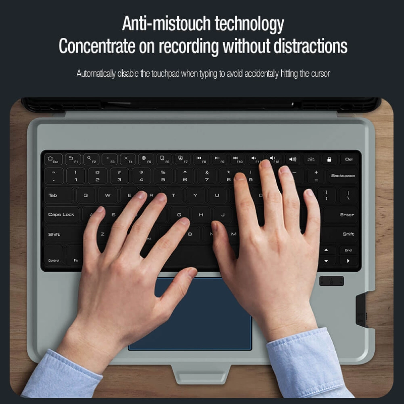 قیمت و خرید کیف کیبورد دار نیلکین مدل Bumper Combo مناسب Galaxy Tab S8 Plus/ S7 Plus/ S7 FE